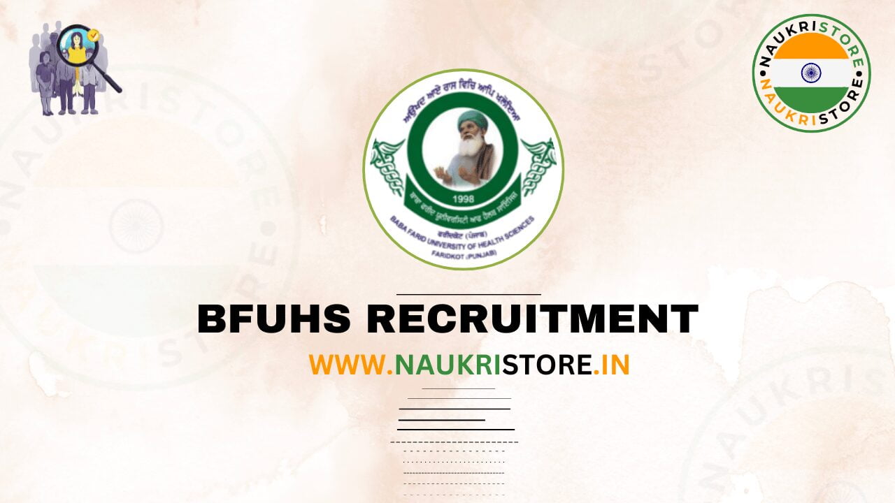 BFUHS Staff Nurse Recruitment