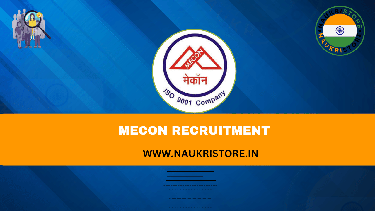 MECON Recruitment