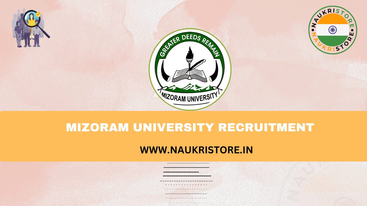 Mizoram University Recruitment 