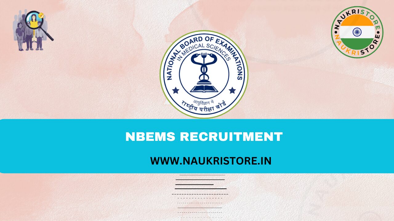 NBEMS Recruitment