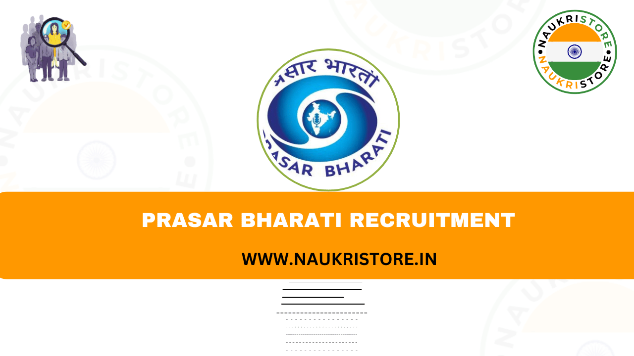 Prasar Bharati Recruitment