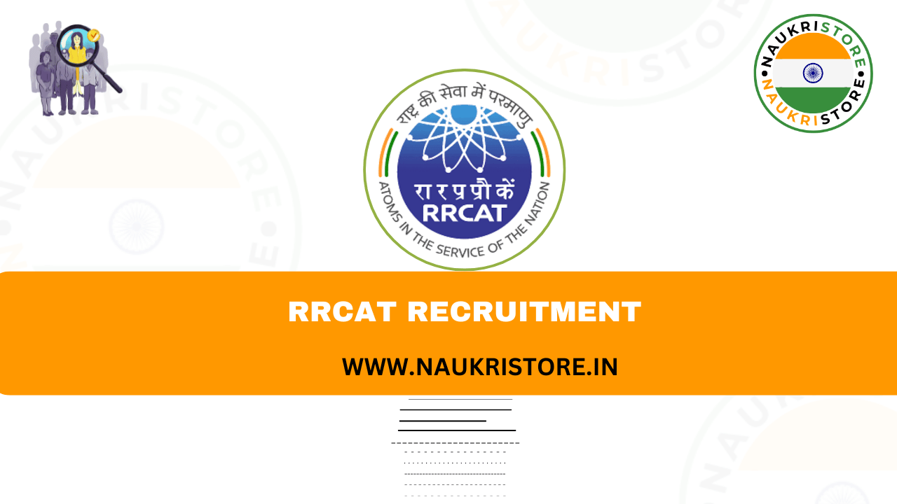 RRCAT Recruitment