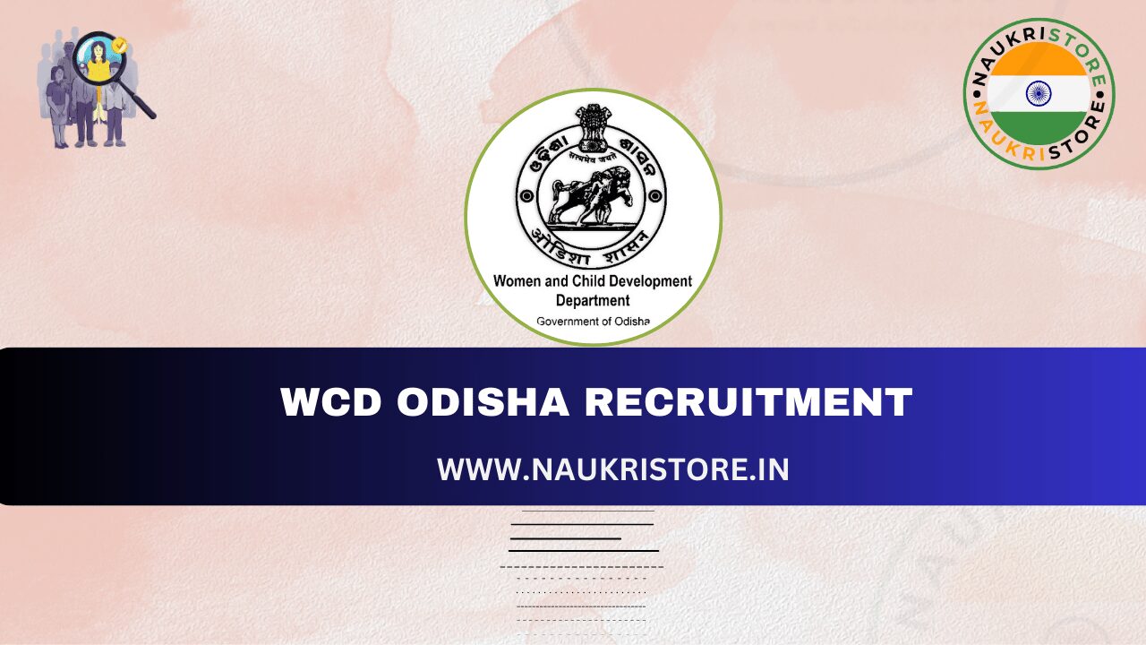 WCD Odisha Recruitment